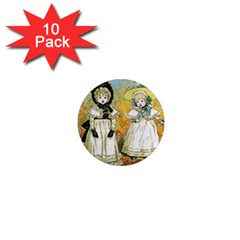 Little Victorian Girls 1  Mini Magnet (10 Pack)  by snowwhitegirl