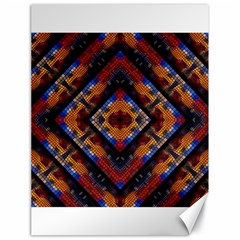 Kaleidoscope Art Pattern Ornament Canvas 18  X 24  by Simbadda