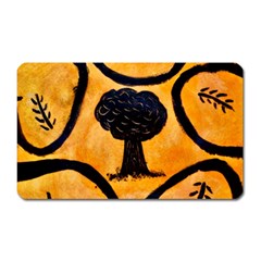 Ceramic Tree Smudge Magnet (rectangular) by DeneWestUK