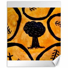 Ceramic Tree Smudge Canvas 16  X 20  by DeneWestUK