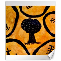 Ceramic Tree Smudge Canvas 20  X 24  by DeneWestUK