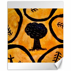 Ceramic Tree Smudge Canvas 11  X 14  by DeneWestUK