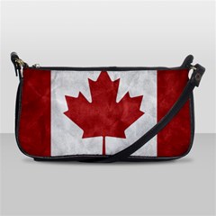 Canada Grunge Flag Shoulder Clutch Bag by Valentinaart