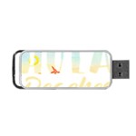 Hola Beaches 3391 Trimmed Portable USB Flash (Two Sides) Front