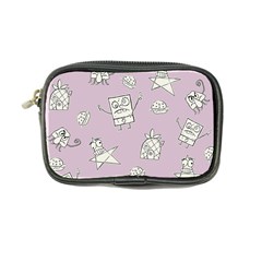 Doodle Bob Pattern Coin Purse by Valentinaart