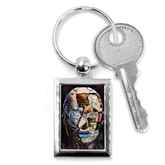 Robot Cyborg Cyberpunk Automation Key Chains (rectangle)  by Simbadda