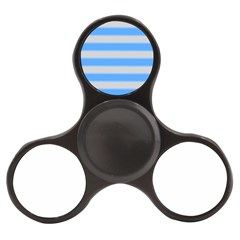 Bold Stripes Bright Blue Pattern Finger Spinner by BrightVibesDesign