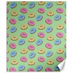 Donuts Pattern Canvas 20  X 24  by Valentinaart