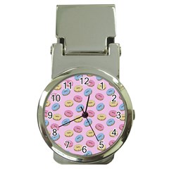 Donuts Pattern Money Clip Watches by Valentinaart