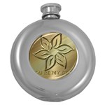 You are my star Round Hip Flask (5 oz) Front