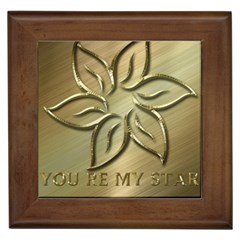 You Are My Star Framed Tiles by NSGLOBALDESIGNS2