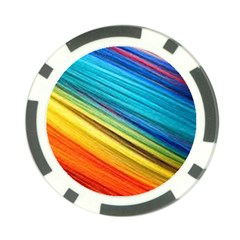 Rainbow Poker Chip Card Guard (10 Pack) by NSGLOBALDESIGNS2