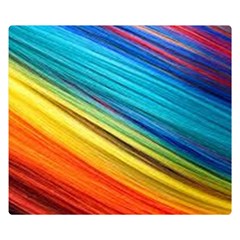 Rainbow Double Sided Flano Blanket (small)  by NSGLOBALDESIGNS2