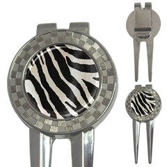 Zebra Print 3-in-1 Golf Divots by NSGLOBALDESIGNS2