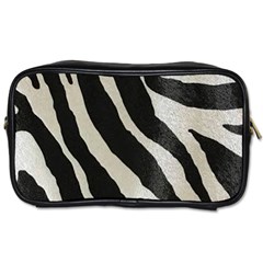 Zebra Print Toiletries Bag (one Side) by NSGLOBALDESIGNS2