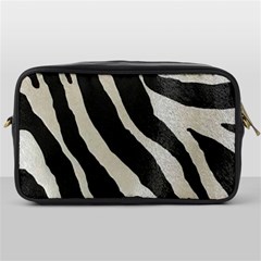 Zebra Print Toiletries Bag (one Side) by NSGLOBALDESIGNS2