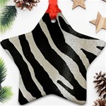 Zebra print Ornament (Star) Front