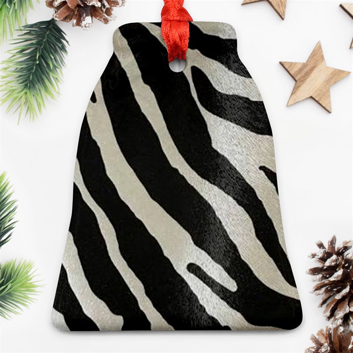 Zebra 2 print Ornament (Bell)