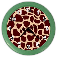 Gulf Lrint Color Wall Clock by NSGLOBALDESIGNS2