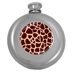 Gulf Lrint Round Hip Flask (5 Oz) by NSGLOBALDESIGNS2