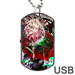 Dedelion Dog Tag Usb Flash (two Sides) by bestdesignintheworld