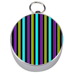 Retro Stripe 1 Vertical Retro Stripe 1 Silver Compasses by dressshop