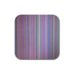 Broken Tv Screen Rubber Square Coaster (4 Pack)  by dressshop