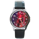 Desert Dreaming Round Metal Watch Front