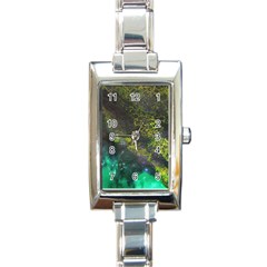 Deep In The Reef Rectangle Italian Charm Watch by ArtByAng