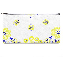 Faded Yellow Bandana Pencil Cases by dressshop