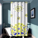 Faded Yellow Bandana Shower Curtain 36  x 72  (Stall)  Curtain(36 X72 ) - 33.26 x66.24  Curtain(36 X72 )