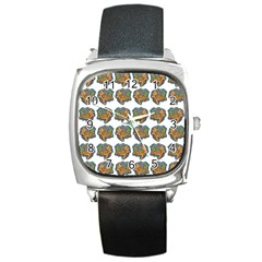 Tommyturt Square Metal Watch by ArtByAng