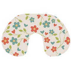 Flowers Pattern Travel Neck Pillows by Hansue