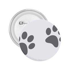 Pets Footprints 2 25  Buttons by Hansue