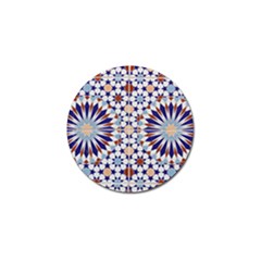 Morocco Essaouira Tile Pattern Golf Ball Marker by Nexatart