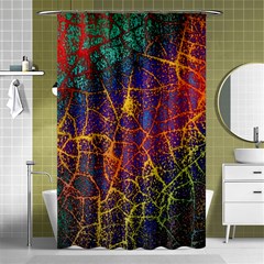 Background Desktop Pattern Abstract Shower Curtain 48  X 72  (small)  by Nexatart