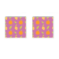 Seamlessly Pattern Fruits Fruit Cufflinks (square) by Nexatart