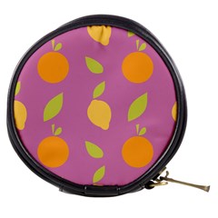 Seamlessly Pattern Fruits Fruit Mini Makeup Bag by Nexatart