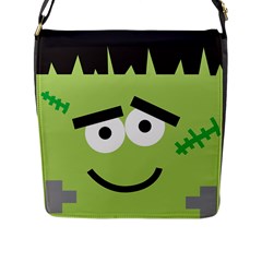 Frank Flap Closure Messenger Bag (l) by PhotoThisxyz