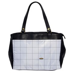 Pie Cooling On The Window Pane Pattern Oversize Office Handbag (one Side) by emilyzragz