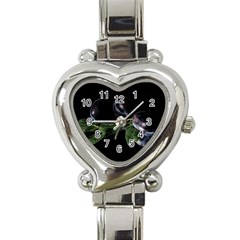 Plums Photo Art Fractalius Fruit Heart Italian Charm Watch by Sapixe