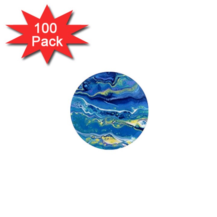 Sunlit Waters 1  Mini Magnets (100 pack) 