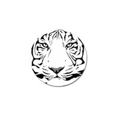 Tiger Black Ans White Golf Ball Marker (4 Pack) by alllovelyideas