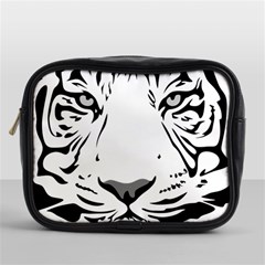 Tiger Black Ans White Mini Toiletries Bag (one Side) by alllovelyideas