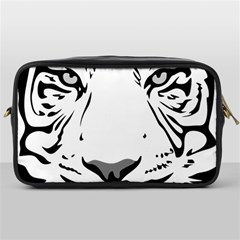 Tiger Black Ans White Toiletries Bag (one Side) by alllovelyideas