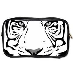 Tiger Black Ans White Toiletries Bag (two Sides) by alllovelyideas