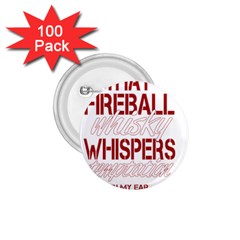 Fireball Whiskey Shirt Solid Letters 2016 1 75  Buttons (100 Pack)  by crcustomgifts