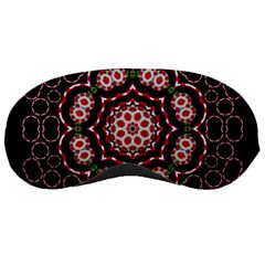 Fantasy Flowers Ornate And Polka Dots Landscape Sleeping Masks by pepitasart