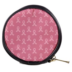 Pink Ribbon - Breast Cancer Awareness Month Mini Makeup Bag by Valentinaart