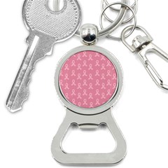 Pink Ribbon - Breast Cancer Awareness Month Bottle Opener Key Chains by Valentinaart